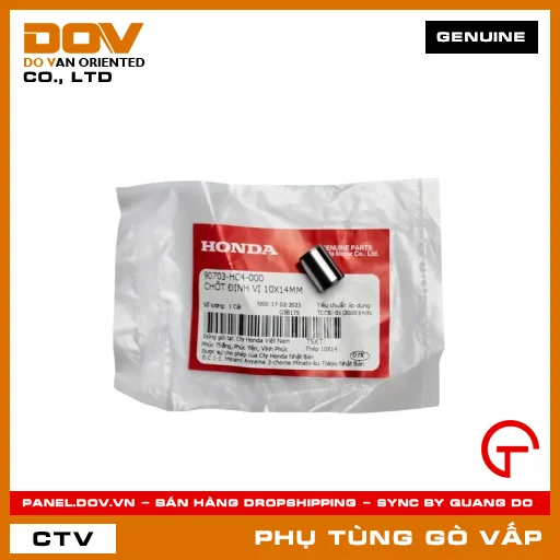 CHỐT ĐỊNH VỊ 10X14MM MÃ PHỤ TÙNG 90703HC4000 — 90703HC4000