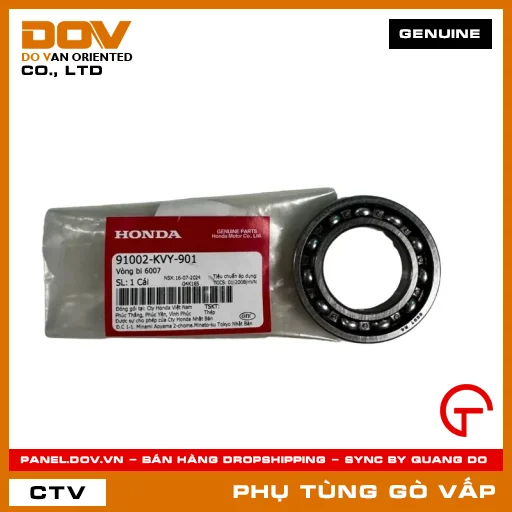 VÒNG BI 6007 MÃ PHỤ TÙNG 91002KVY901 — 91002KVY901