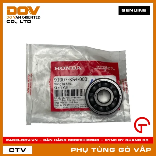 VÒNG BI 6301 MÃ PHỤ TÙNG 91003KS4003 — 91003KS4003