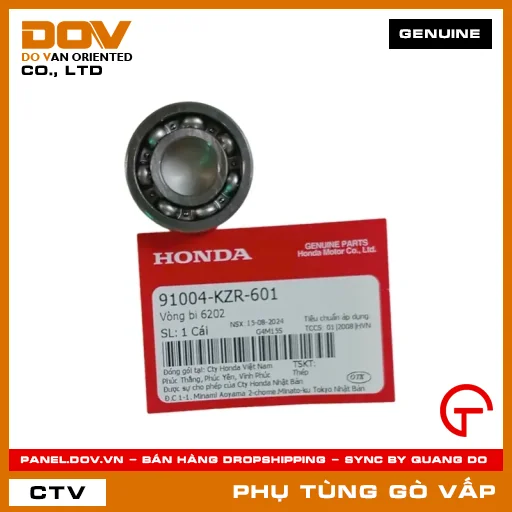 VÒNG BI 6202 MÃ PHỤ TÙNG 91004KZR601 — 91004KZR601