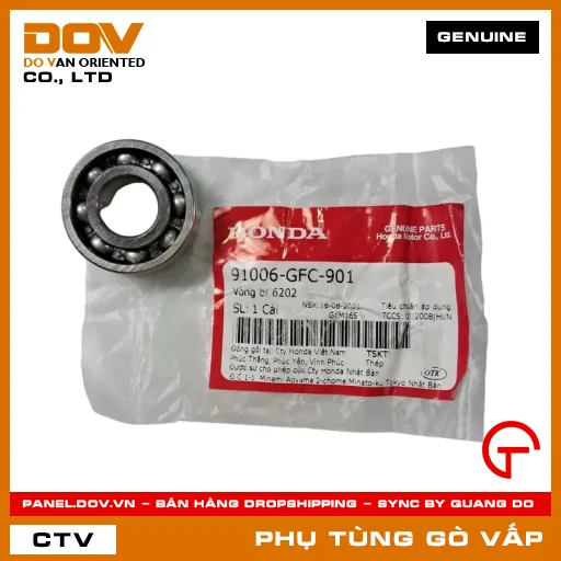 VÒNG BI 6202 MÃ PHỤ TÙNG 91006GFC901 — 91006GFC901