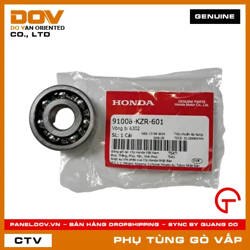 VÒNG BI 6302 MÃ PHỤ TÙNG 91008KZR601 — 91008KZR601