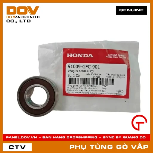 VÒNG BI 6004UU C3 MÃ PHỤ TÙNG 91009GFC901 — 91009GFC901