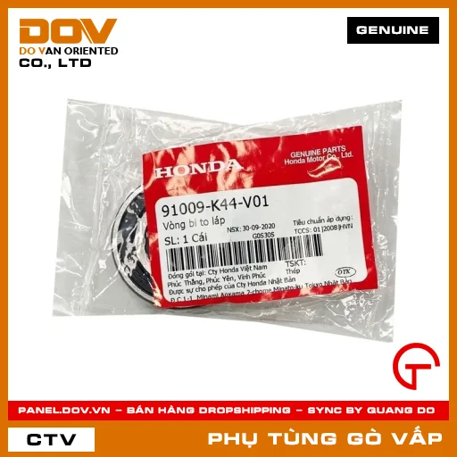 VÒNG BI 60/22UU MÃ PHỤ TÙNG 91009K44V01 — 91009K44V01