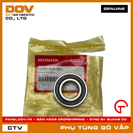 VÒNG BI 60/22UU MÃ PHỤ TÙNG 91009KVB901 — 91009KVB901