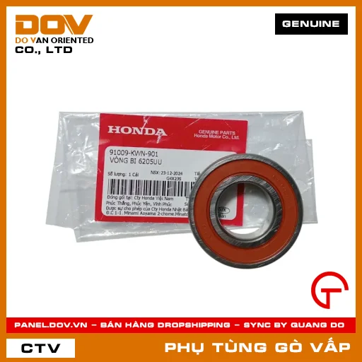 VÒNG BI 6205UU MÃ PHỤ TÙNG 91009KWN901 — 91009KWN901