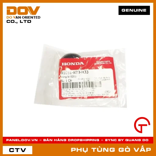 VÒNG BI 6201UUL MÃ PHỤ TÙNG 91051K03H33 — 91051K03H33