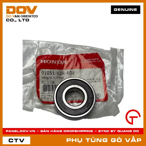 VÒNG BI 6203UU MÃ PHỤ TÙNG 91051KZR601 — 91051KZR601