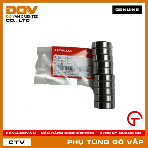 BỘ VÒNG BI 6201U (NSK) MÃ PHỤ TÙNG 91052K24901SS — 91052K24901SS