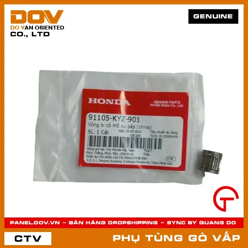 VÒNG BI CÒ MỔ XU PÁP MÃ PHỤ TÙNG 91105KYZ901 — 91105KYZ901