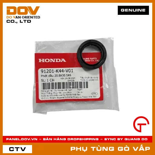 PHỚT DẦU 20.8X30.5X6 MÃ PHỤ TÙNG 91201K44V01 — 91201K44V01