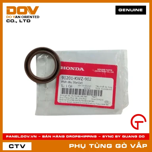 PHỚT DẦU 30X42X5 MÃ PHỤ TÙNG 91201KWZ902 — 91201KWZ902