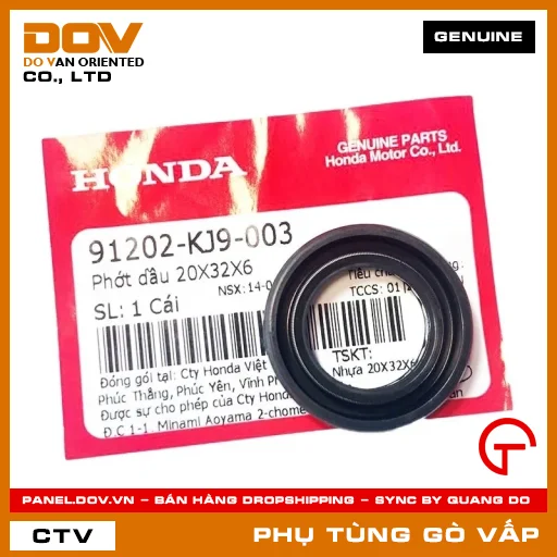 PHỚT DẦU 20X32X6 MÃ PHỤ TÙNG 91202KJ9003 — 91202KJ9003