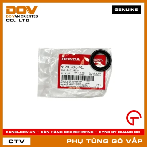 PHỚT DẦU 22X32X6 MÃ PHỤ TÙNG 91203K40F01 — 91203K40F01