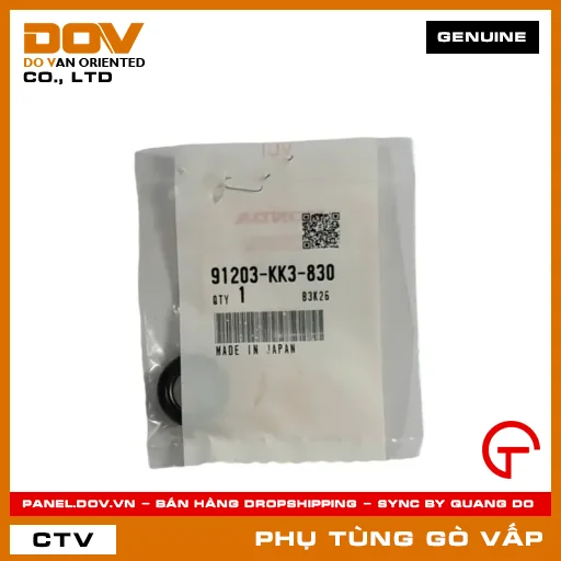 PHỚT DẦU 14X22X5 MÃ PHỤ TÙNG 91203KK3830 — 91203KK3830