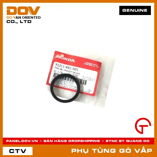 PHỚT DẦU 34X41X4 MÁ PULY MÃ PHỤ TÙNG 91211K81N01 — 91211K81N01