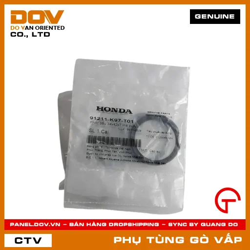PHỚT DẦU 34X41X4 MÁ PULY MÃ PHỤ TÙNG 91211K97T01 — 91211K97T01