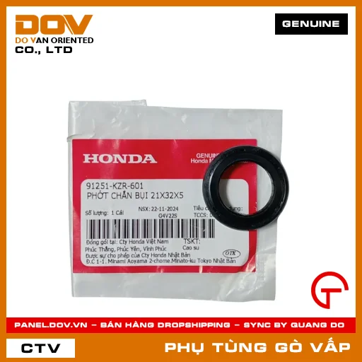 PHỚT CHẮN BỤI 21X32X5 MÃ PHỤ TÙNG 91251KZR601 — 91251KZR601