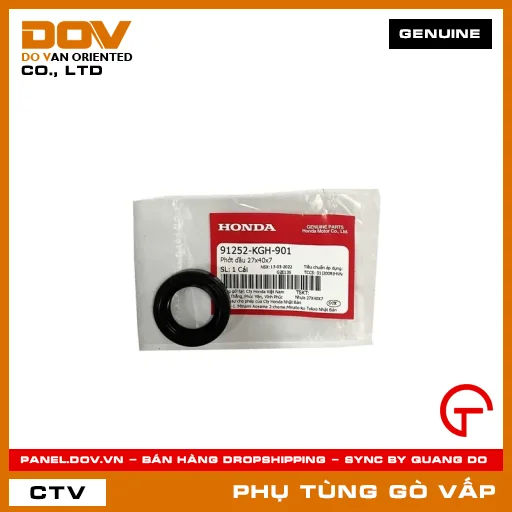 PHỚT DẦU 23X37X7 MÃ PHỤ TÙNG 91252KGH901 — 91252KGH901