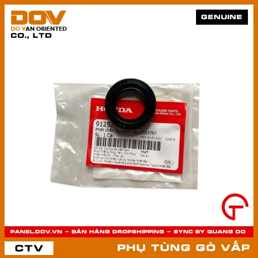 PHỚT CHẮN BỤI VÀNH XE, 23X37X7 MÃ PHỤ TÙNG 91252KGH902 — 91252KGH902