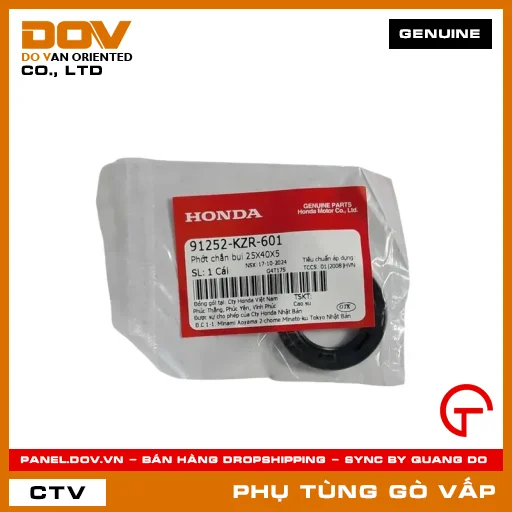 PHỚT CHẮN BỤI 25X40X5 MÃ PHỤ TÙNG 91252KZR601 — 91252KZR601