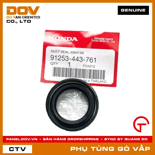 PHỚT CHẮN BỤI 30X47X8 MÃ PHỤ TÙNG 91253443761 — 91253443761