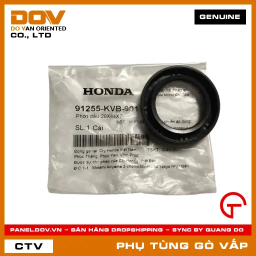 PHỚT DẦU 29X44X7 MÃ PHỤ TÙNG 91255KVB901 — 91255KVB901