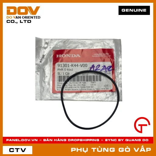 PHỚT O 61X2 MÃ PHỤ TÙNG 91301K44V00 — 91301K44V00