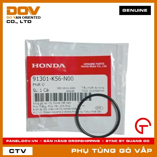 PHỚT O MÃ PHỤ TÙNG 91301K56N00 — 91301K56N00
