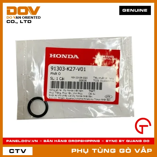 PHỚT O MÃ PHỤ TÙNG 91303K27V01 — 91303K27V01