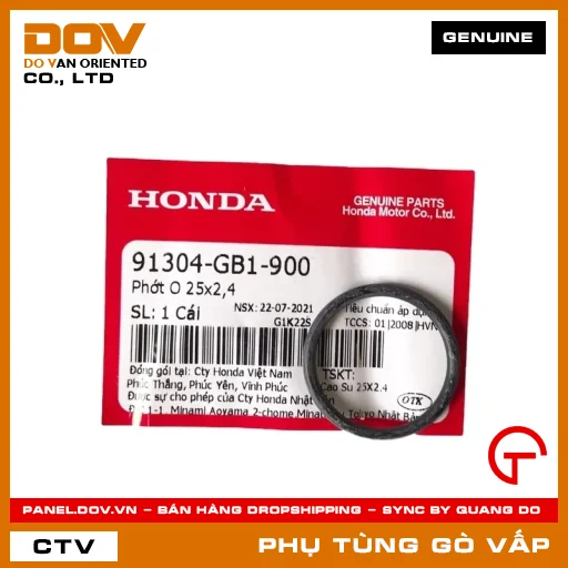 PHỚT O 25X2,4 MÃ PHỤ TÙNG 91304GB1900 — 91304GB1900