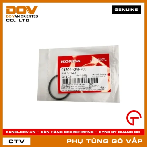 PHỚT O 29X2.4 MÃ PHỤ TÙNG 91304KPH700 — 91304KPH700
