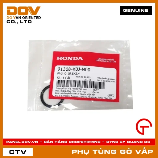 PHỚT O 18.8X2.4 MÃ PHỤ TÙNG 91308K0JN00 — 91308K0JN00