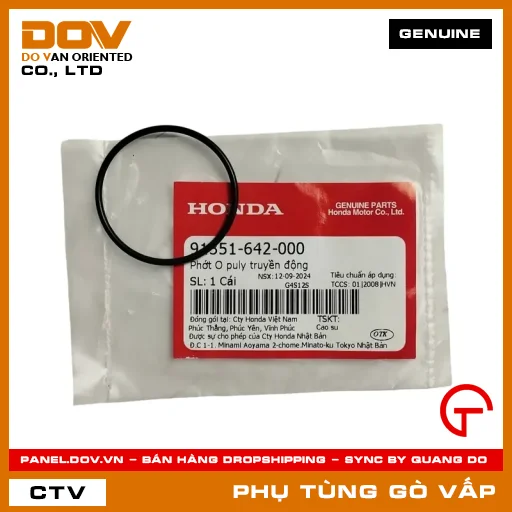 PHỚT O PULY TRUYỀN ĐỘNG MÃ PHỤ TÙNG 91351642000 — 91351642000