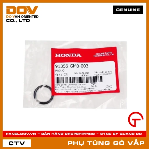 PHỚT O MÃ PHỤ TÙNG 91356GM0003 — 91356GM0003