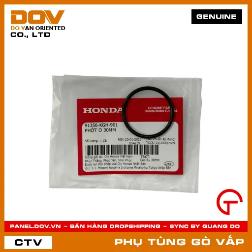 PHỚT O 30MM MÃ PHỤ TÙNG 91356KGH901 — 91356KGH901