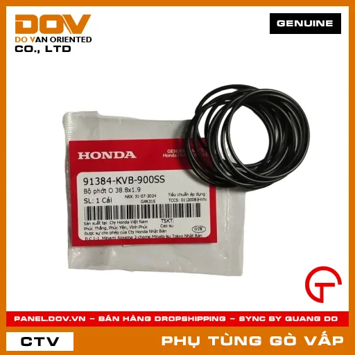 BỘ PHỚT O 38.8X1.9 MÃ PHỤ TÙNG 91384KVB900SS — 91384KVB900SS