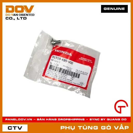 VÍT 5X11.5 MÃ PHỤ TÙNG 91509K89V00 — 91509K89V00