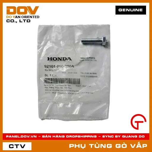 BU LÔNG 6X25 MÃ PHỤ TÙNG 92101060250A — 92101060250A