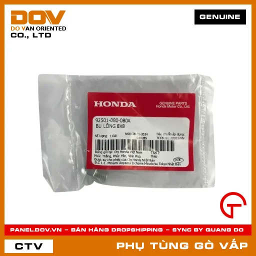 BU LÔNG 8X8 MÃ PHỤ TÙNG 92501080080A — 92501080080A