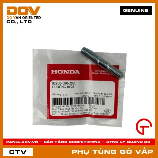 GUDÔNG 8X28 MÃ PHỤ TÙNG 92900080280E — 92900080280E