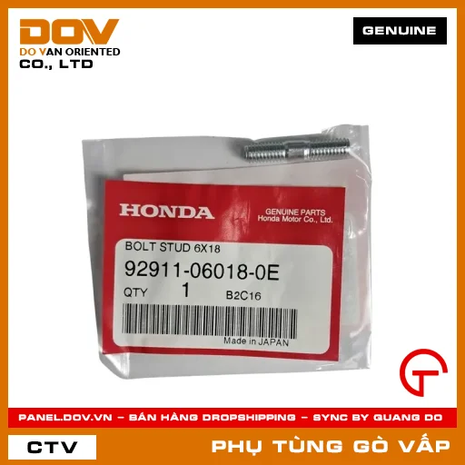 BU LÔNG 2.6X18 MÃ PHỤ TÙNG 92911060180E — 92911060180E