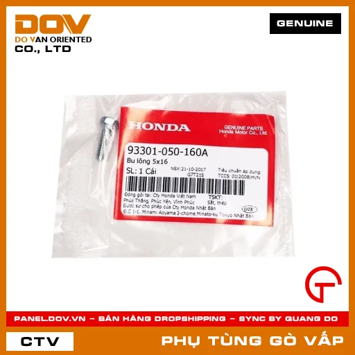 BU LÔNG 5X16 MÃ PHỤ TÙNG 93301050160A — 93301050160A
