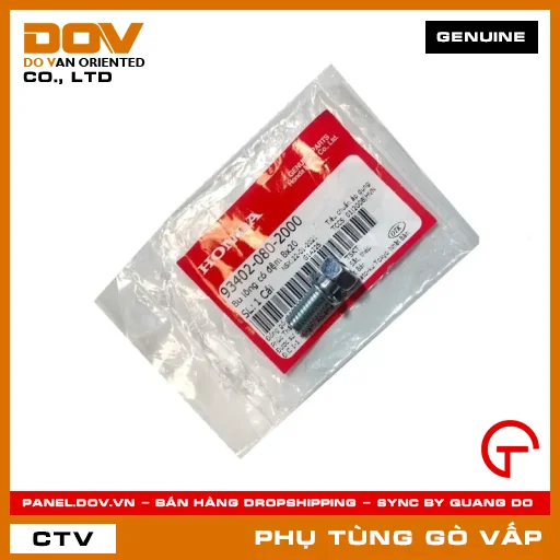BU LÔNG CÓ ĐỆM 8X20 MÃ PHỤ TÙNG 934020802000 — 934020802000
