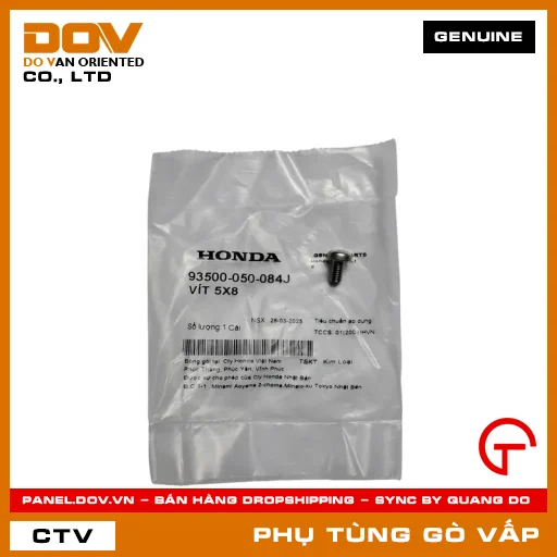 VÍT 5X8 MÃ PHỤ TÙNG 93500050084J — 93500050084J