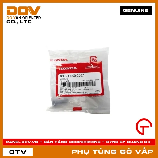 VÍT 5X20 MÃ PHỤ TÙNG 938910502007 — 938910502007