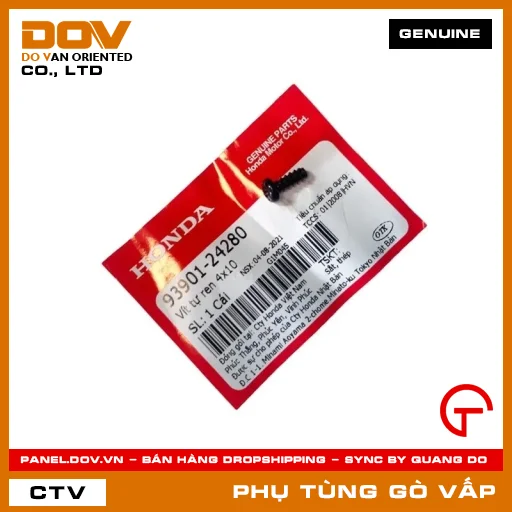 VÍT TỰ REN 4X10 MÃ PHỤ TÙNG 9390124280 — 9390124280