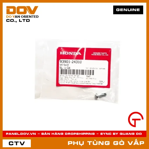 VÍT 5X10 MÃ PHỤ TÙNG 9390124310 — 9390124310