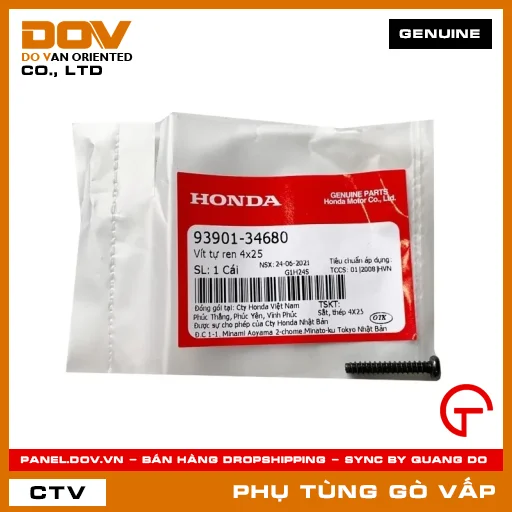 VÍT TỰ REN 4X25 MÃ PHỤ TÙNG 9390134680 — 9390134680