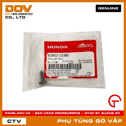 VÍT TỰ REN 5X16 MÃ PHỤ TÙNG 9390315380 — 9390315380